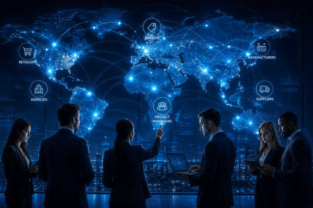 Global Retail Installation and Transport Directory connecting retailers, brands, agencies, project managers, manufacturers and suppliers worldwide
