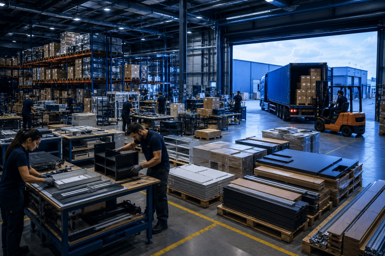 Retail manufacturers and suppliers producing fixtures for global retail projects