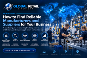 How to find reliable manufacturers and suppliers for your business – Global Retail Directory