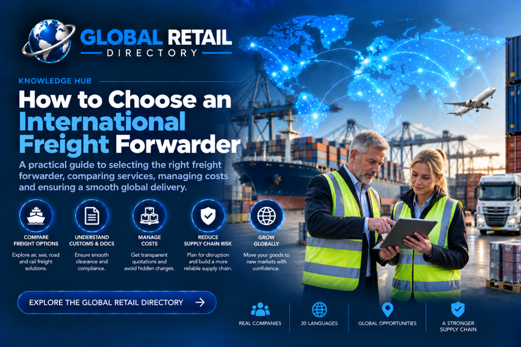 How to Choose an International Freight Forwarder 1 International freight forwarder coordinating global shipping and logistics – Global Retail Directory