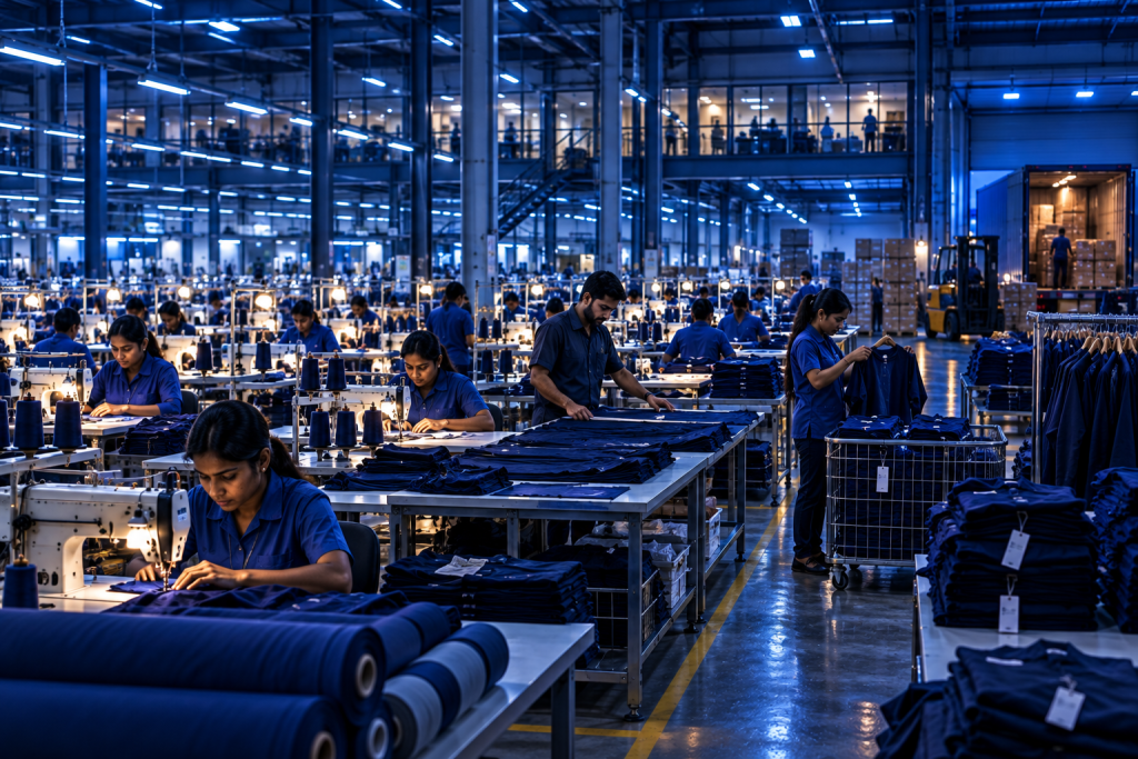Einzelhandelsbranche in Indien: Moderne Geschäfte, Produktion und ein Markt von außergewöhnlichem Ausmaß 1 Textil- und Bekleidungsherstellung als Vertreter der Einzelhandelsbranche in Indien