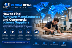 Furniture manufacturer producing commercial joinery in a woodworking factory – Global Retail Directory
