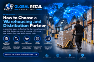 Warehousing and distribution partner moving palletised goods in a warehouse – Global Retail Directory